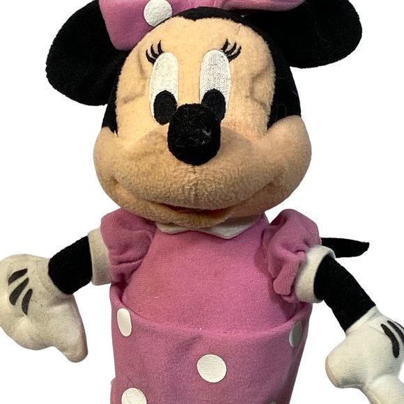 Plush Toy Minnie Mouse in Pink 9-10 inch - Picture 2 of 6